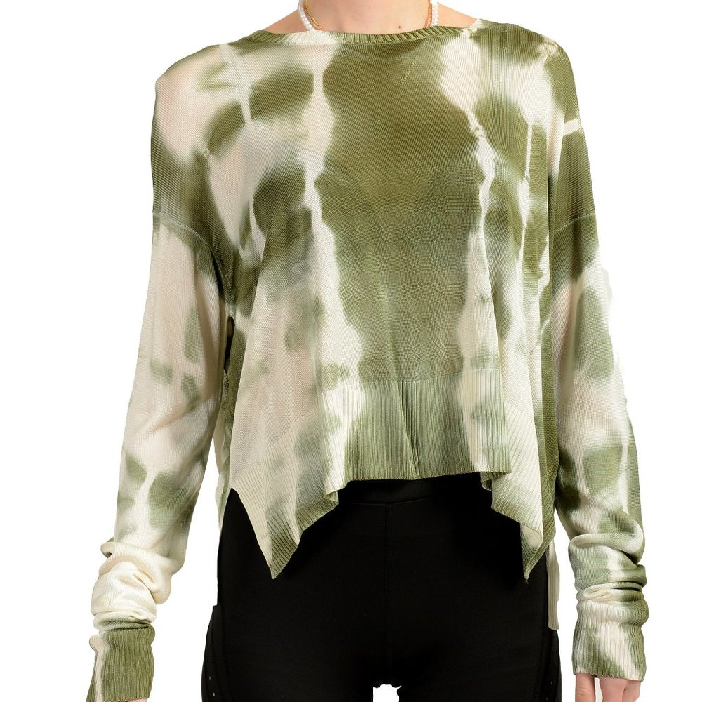 Maison Margiela MM6 Women's Multi-Color Crewneck Sweater US M IT 42